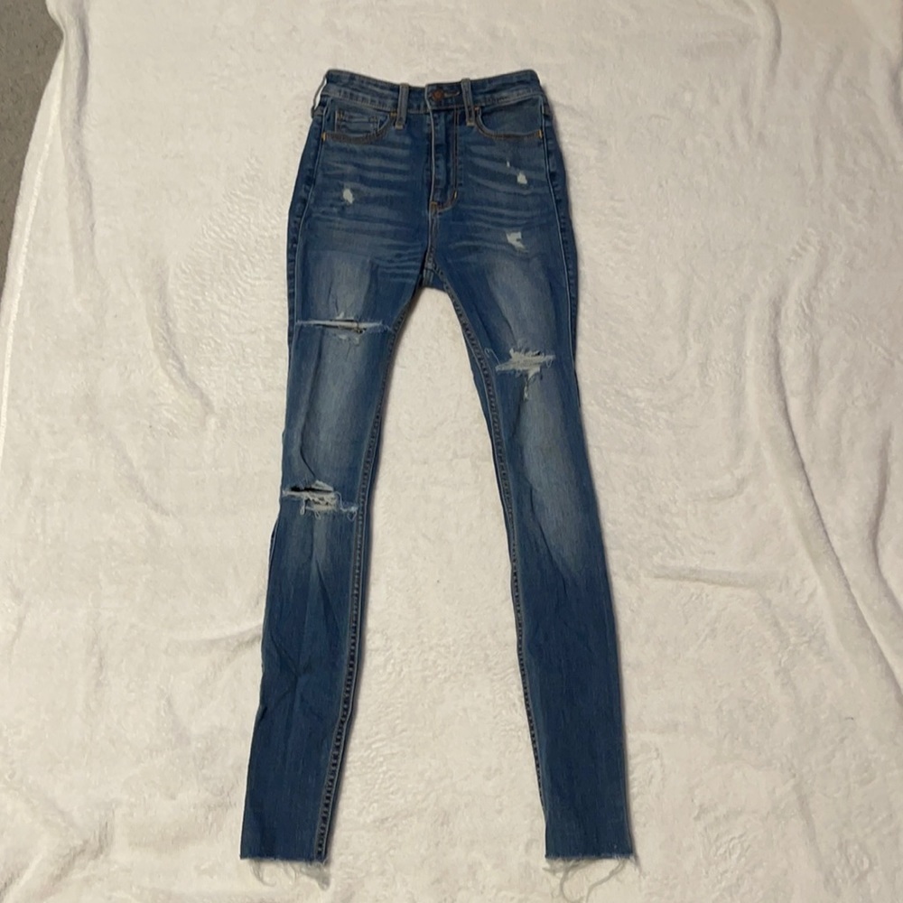 Ultra high rise Hollister jeans